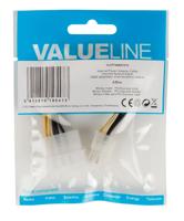 Valueline Interne Stroomkabel Molex Male - PCI Express Male 0.15 m - thumbnail