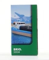 BRIO vrachtschip en kraan - thumbnail