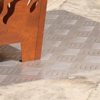 VidaXL Trap tread rechthoekig 2 pcs zilver 60 x 50 cm aluminium - thumbnail