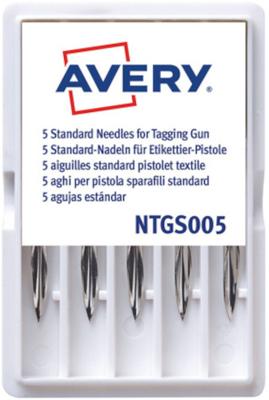 Avery AV-NTGS005 Naalden Textielpistool 5 Naalden Voor Ridderspoortang