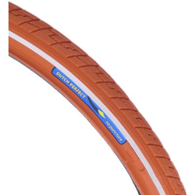 Dutchperfect buitenband dutch perfect 28 x 1.40" / 40-622mm anti-lek bruin met reflectie