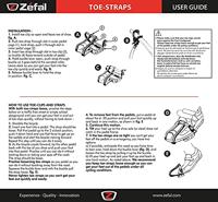 Zefal Toeclipsriem zef christophe 516 leer bl stel - thumbnail