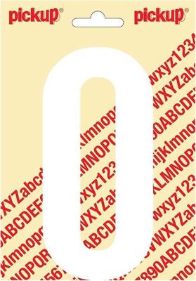 Plakletter Nobel Sticker letter O wit Pickup - Pickup