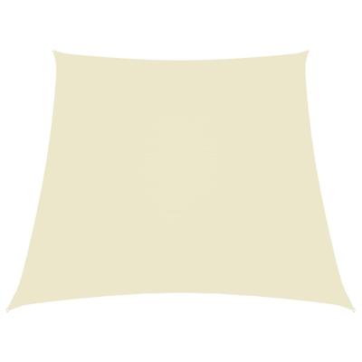 Zonnescherm trapezium 3/4x2 m oxford stof crmekleurig