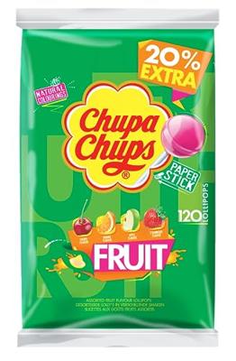 Chupa Chups - Lolly's Fruit (Navulzak) - 6x 120 stuks