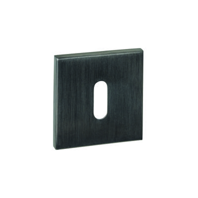 Sleutelrozetten verdekt 53x53x6mm PVD antraciet