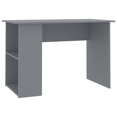 VidaXL Bureau 110x60x73 cm bewerkt hout grijs