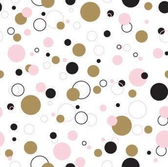 Duni servetten splashin dots 3-laags 33x33