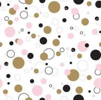 Duni servetten splashin dots 3-laags 33x33 - thumbnail