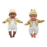 Mother Love Babypop 41 cm Donker/Blank Assorti - thumbnail