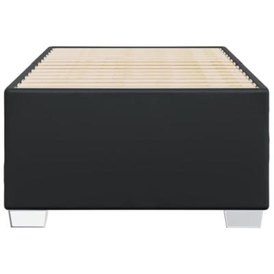 Bedframe kunstleer zwart 90x190 cm