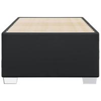 Bedframe kunstleer zwart 90x200 cm - thumbnail