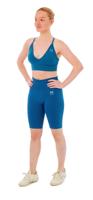 Xtreme Sportswear Dames Sportset - Korte Sportlegging + Sport BH - Blauw-XL - thumbnail