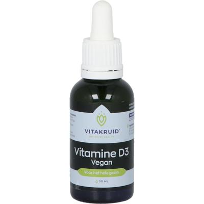 Vitakruid Vitamine D3 Vegan Vitashine 5 mcg per druppel 30 Milliliter