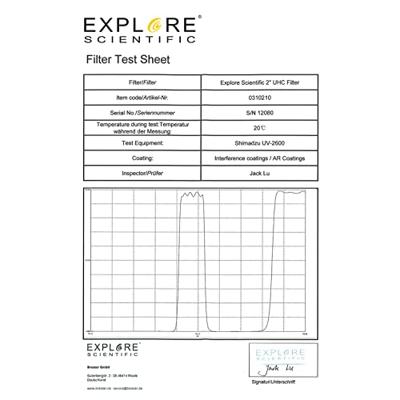 Explore Scientific 0310210 2 UHC Nebelfilter Polarisatiefilter