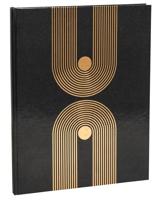 Gastenboek exacompta graphik 270x220 blanco zwart - thumbnail