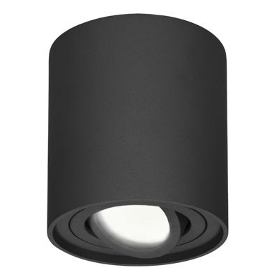 Ronde LED Opbouwspot Ray - 4 Watt 345 Lumen - 4000K neutraal wit - Kantelbaar - GU10 - Opbouwspot - IP20 Voor binnen - Zwart - Dimbaar Ronde LED Opbouwspot Ray - 4 Watt 345 Lumen - 4000K neutraal wit - Kantelbaar - GU10 - Opbouwspot - IP20 Voor binnen - Zwart - Dimbaar