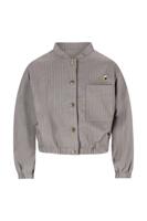 Like Flo winter blouse meisjes teens - grijs - Chilly - drukknoop - pinstripe - thumbnail