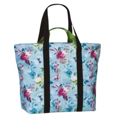 Fabrizio strandtas 46 x 46 cm polyester blauw