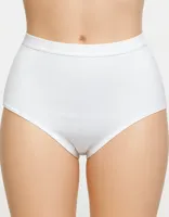 HL-Tricot dames Comfort heup slip dames - XL - Wit | Dames slip - Onderbroek - Ondergoed - XL - Onderbroek - Ondergoed - thumbnail