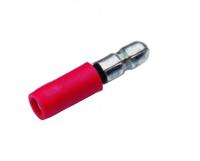 Cimco 180300 Ronde connector 0.50 mm² 1 mm² Stift-Ø: 4 mm Deels geïsoleerd Rood 1 stuk(s) - thumbnail
