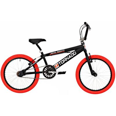 Bike Fun Tornado 20 Inch 55 cm Unisex V-Brake Zwart/Rood