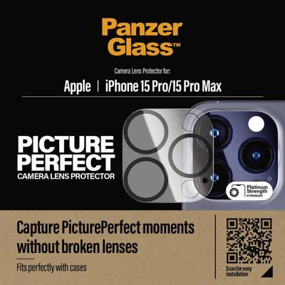 PanzerGlass PicturePerfect Camera Protector 1137 Cameraprotector (glas) Apple iPhone 15 Pro, iPhone 15 Pro Max 1 stuk(s) PanzerGlass PicturePerfect Camera Protector 1137 Cameraprotector (glas) Apple iPhone 15 Pro, iPhone 15 Pro Max 1 stuk(s)