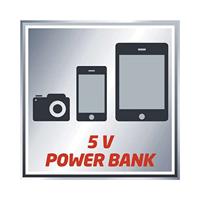 Einhell Snelstartsysteem CE-JS 8 1091511 Starthulpstroom=200 A 2x USB-contact, Startmodus ook zonder voertuigaccu, Laadtoestandweergave - thumbnail