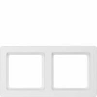 Berker Q.1 afdekraam 2-voudig polarwit - thumbnail