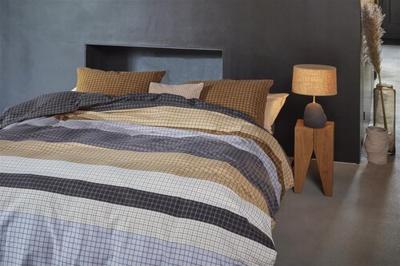 Beddinghouse Beddinghouse Juno Dekbedovertrek Grey 200x200/220 cm
