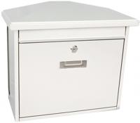 Basic wandbrievenbus met krantenvak Zamoran - wit - thumbnail