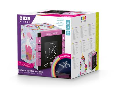 Bigben Interactive R70PUNICORN3 radio Klok Digitaal Multi kleuren Bigben Interactive R70PUNICORN3 radio Klok Digitaal Multi kleuren
