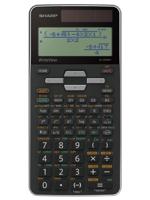 Sharp ELW506 T-GY Schoolrekenmachine Zwart/zilver Aantal displayposities: 16 werkt op batterijen, werkt op zonne-energie (b x h x d) 80 x 166 x 14 mm - thumbnail