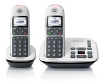 Motorola Big Keys Cordless Phone Zwart, Wit - thumbnail