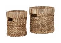 MUST Living Mand 'Organize' Waterhyacint, Set van 2 stuks - thumbnail