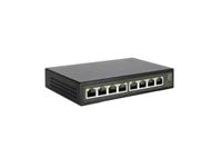 LevelOne ges-2108p hilbert 8-port gigabit poe smart lite managed l2 switch, 8x poe, 112w, 802.3at/af - thumbnail