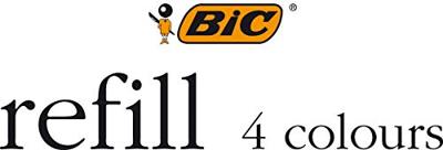 Bic vulling voor balpen 4 Colours Medium, blister met 2 stuks, groen - thumbnail
