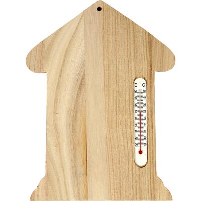 Creativ Company Thermometer huis, afm 23,5x16,5 cm, 1 stuk - thumbnail