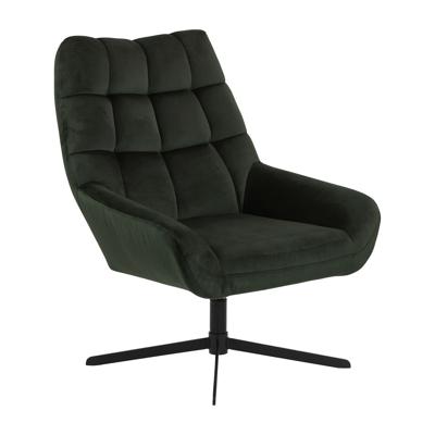 Sohome Draaifauteuil 'Nela' Velvet, kleur Dark Green Sohome Draaifauteuil 'Nela' Velvet, kleur Dark Green