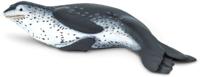 Safari speeldier zeeluipaard junior 14,4 cm grijs/wit - thumbnail