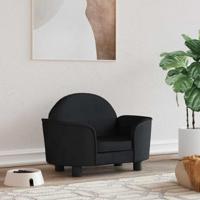 VidaXL Hondenmand 66x40x45 cm fluweel zwart - thumbnail