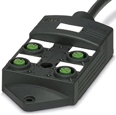 Phoenix Contact SACB-4/ 8-L- 5,0PUR SCO P 1452602 Passieve sensor/actorbox M12-verdeler met kunststof schroefdraad 1 stuk(s) Piece Phoenix Contact SACB-4/ 8-L- 5,0PUR SCO P 1452602 Passieve sensor/actorbox M12-verdeler met kunststof schroefdraad 1 stuk(s) Piece