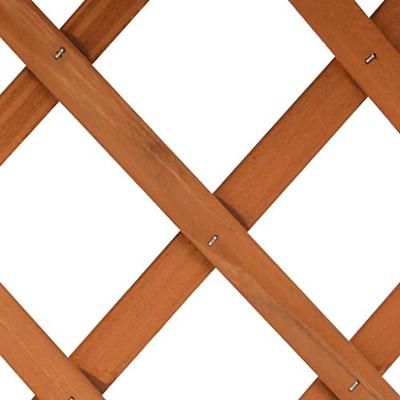 VidaXL Latwerkplantenbak 45x30x74 cm massief vurenhout oranje