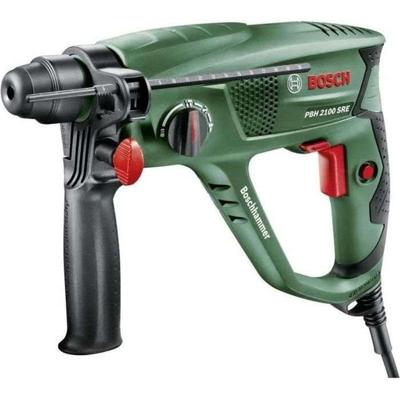 Bosch Groen PBH 2100 RE Boorhamer | 550W | Incl. Promoline 4-dlg SDS Plus set 06033A9302