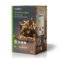 Nedis CLLS180 Decoratieve Verlichting Koord 180 Led's Warm Wit 13.50 M Licht Effecten: 7 Binnen & Buiten Netvoeding - thumbnail