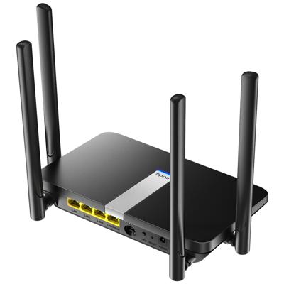Cudy ac1200 wi-fi mesh 4g lte cat4 router (zwart, mesh, app, nano sim-slot)
