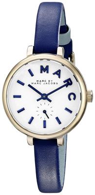 Horlogeband Marc by Marc Jacobs MBM1354 Leder Blauw 8mm Horlogeband Marc by Marc Jacobs MBM1354 Leder Blauw 8mm