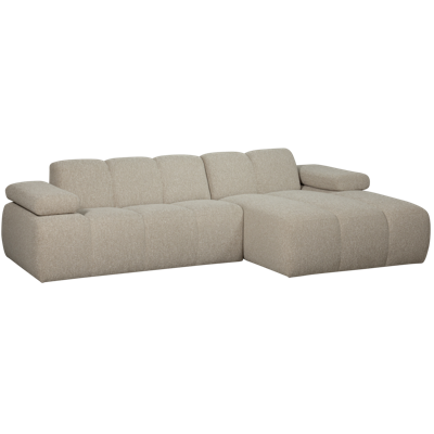Woood Mojo chaise longue bank rechts bouclé Beige Melange