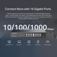 TP-Link MS116GS netwerk-switch Gigabit Ethernet (10/100/1000) Zwart - thumbnail