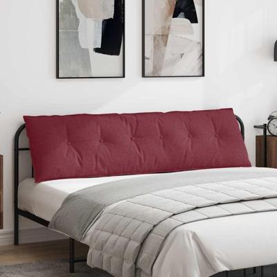 Rugkussen Wijnrood 180 x 19 x 50 cm Stof Rugkussen Wijnrood 180 x 19 x 50 cm Stof